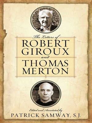 cover image of The Letters of Robert Giroux and Thomas Merton